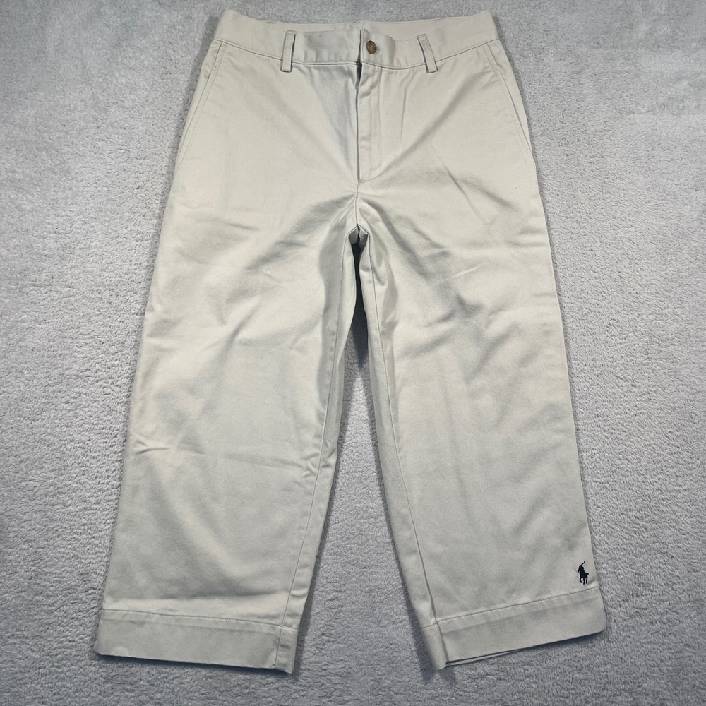 Ralph Lauren Cream Cropped Pants